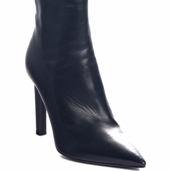Saint Laurent Shoes - SAINT LAURENT Kate Pointed Toe Bootie